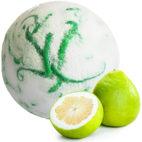 Vonios bomba su kokosų drožlėmis Pomelo 180g