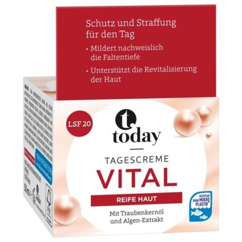 Dieninis kremas su SPF20 Today Vital 50ml