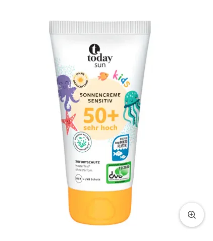 Apsauga nuo saulės spf50+ vaikams Today 150ml